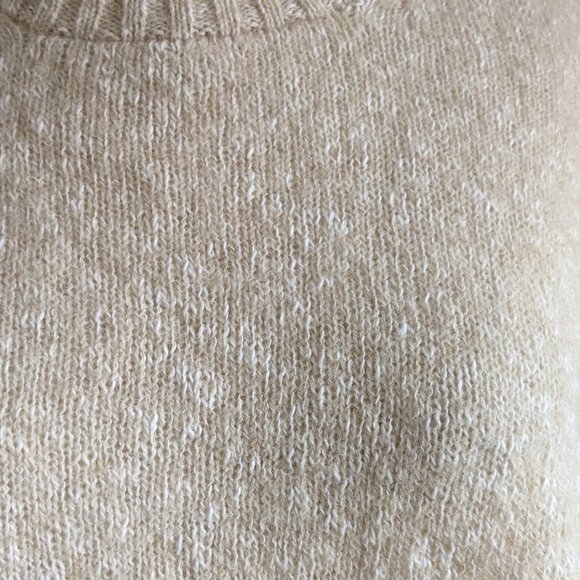 Vintage Classic Knit Raglan Wool Cotton Blend  Sweater from Scotland Unisex M/L - Picture 7 of 8